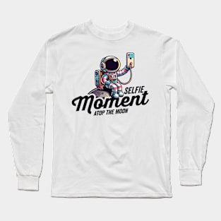 Selfie Moment - Atop the Moon Long Sleeve T-Shirt